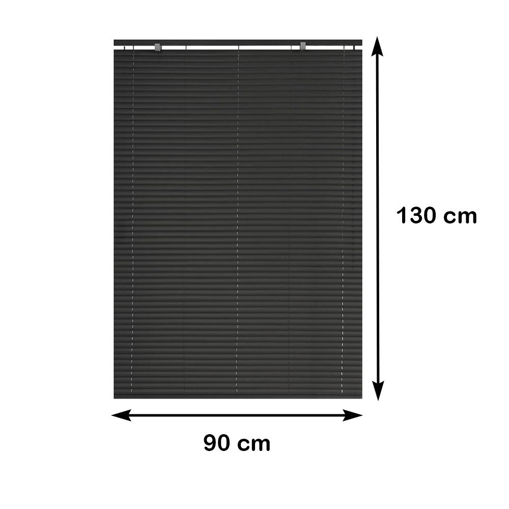 มู่ลี่ ไวนิล HOME LIVING STYLE 90X130 ซม. สีเทาเข้ม