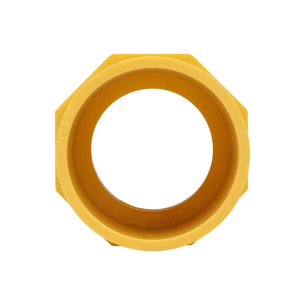 ข้อต่อเข้ากล่อง PVC SCG 1 นิ้ว สีเหลือง