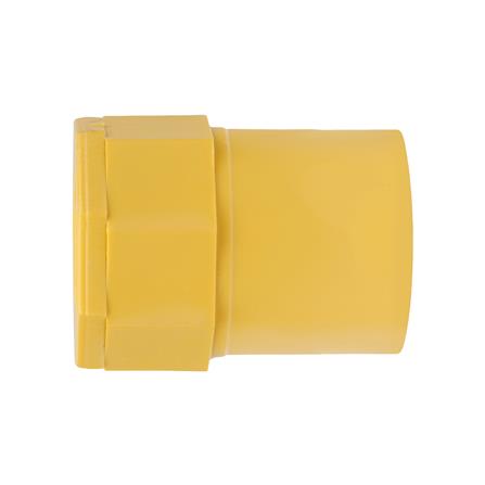 ข้อต่อเข้ากล่อง PVC SCG 1 นิ้ว สีเหลือง_1