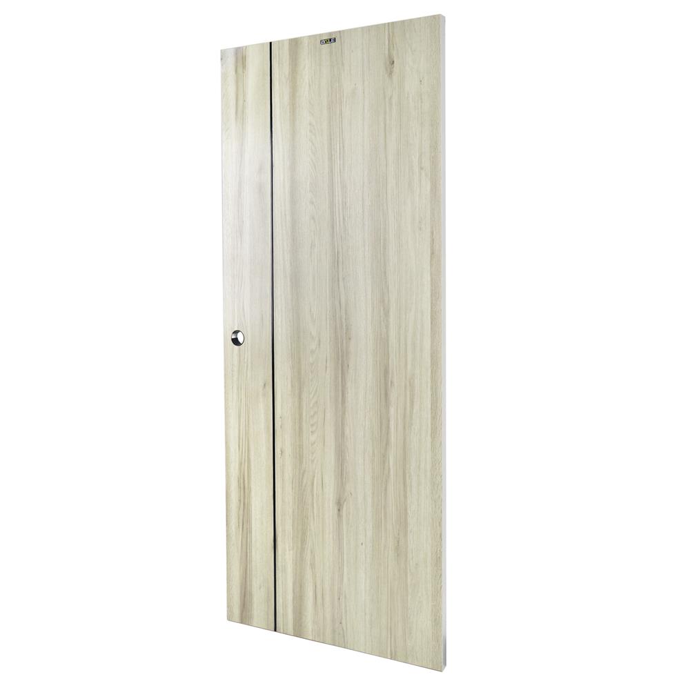ประตูภายใน UPVC AZLE LT-05 80x200 ซม. สี SILVER GREY เจาะลูกบิด