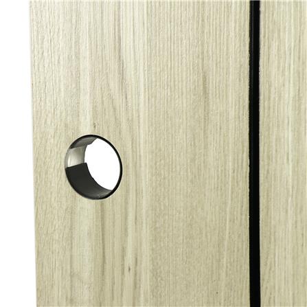 ประตูภายใน UPVC AZLE LT-05 80x200 ซม. สี SILVER GREY เจาะลูกบิด_2