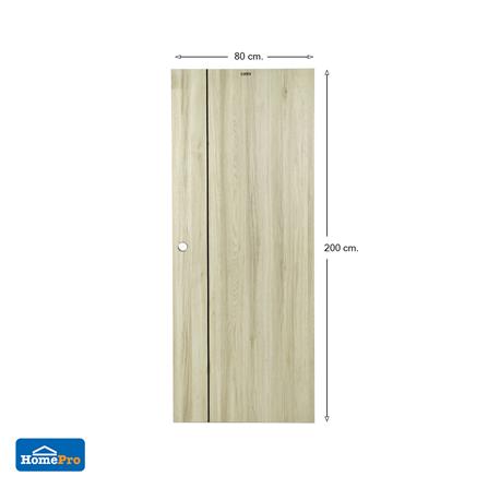 ประตูภายใน UPVC AZLE LT-05 80x200 ซม. สี SILVER GREY เจาะลูกบิด_6