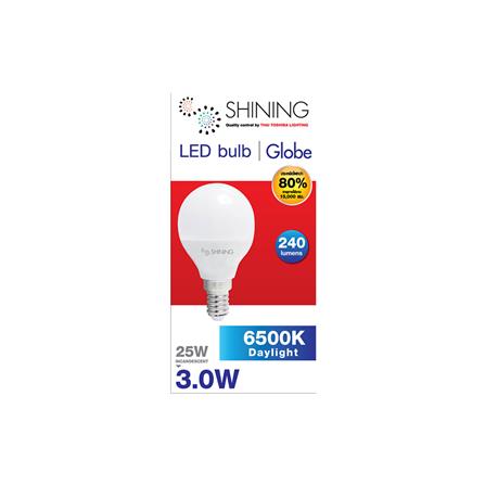 หลอด LED Bulb Shining 15000Hr 3W WW E14_2