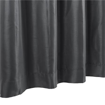 ม่าน EYELET HOME LIVING STYLE SILKY UV 140X220 ซม. สีเทา_2