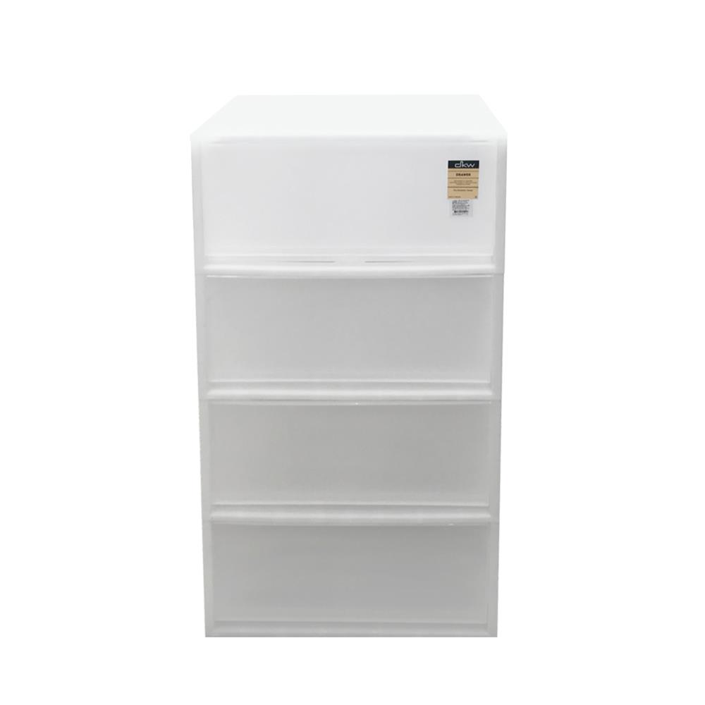 4-TIER DRAWER UNIT DKW MODULAR HH-475/4 WHITE