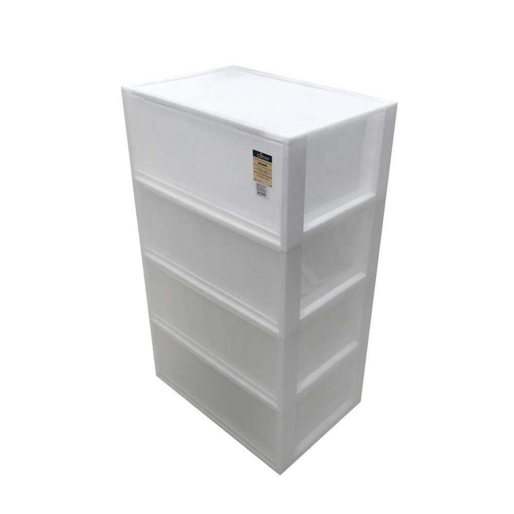 4-TIER DRAWER UNIT DKW MODULAR HH-475/4 WHITE