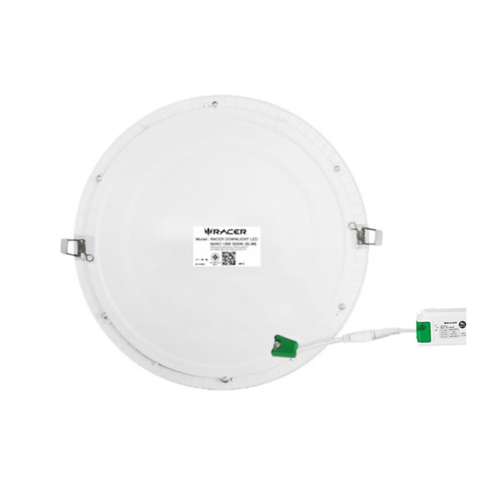 โคมไฟดาวน์ไลท์ LED RACER NANO-D 18 วัตต์ WARMWHITE