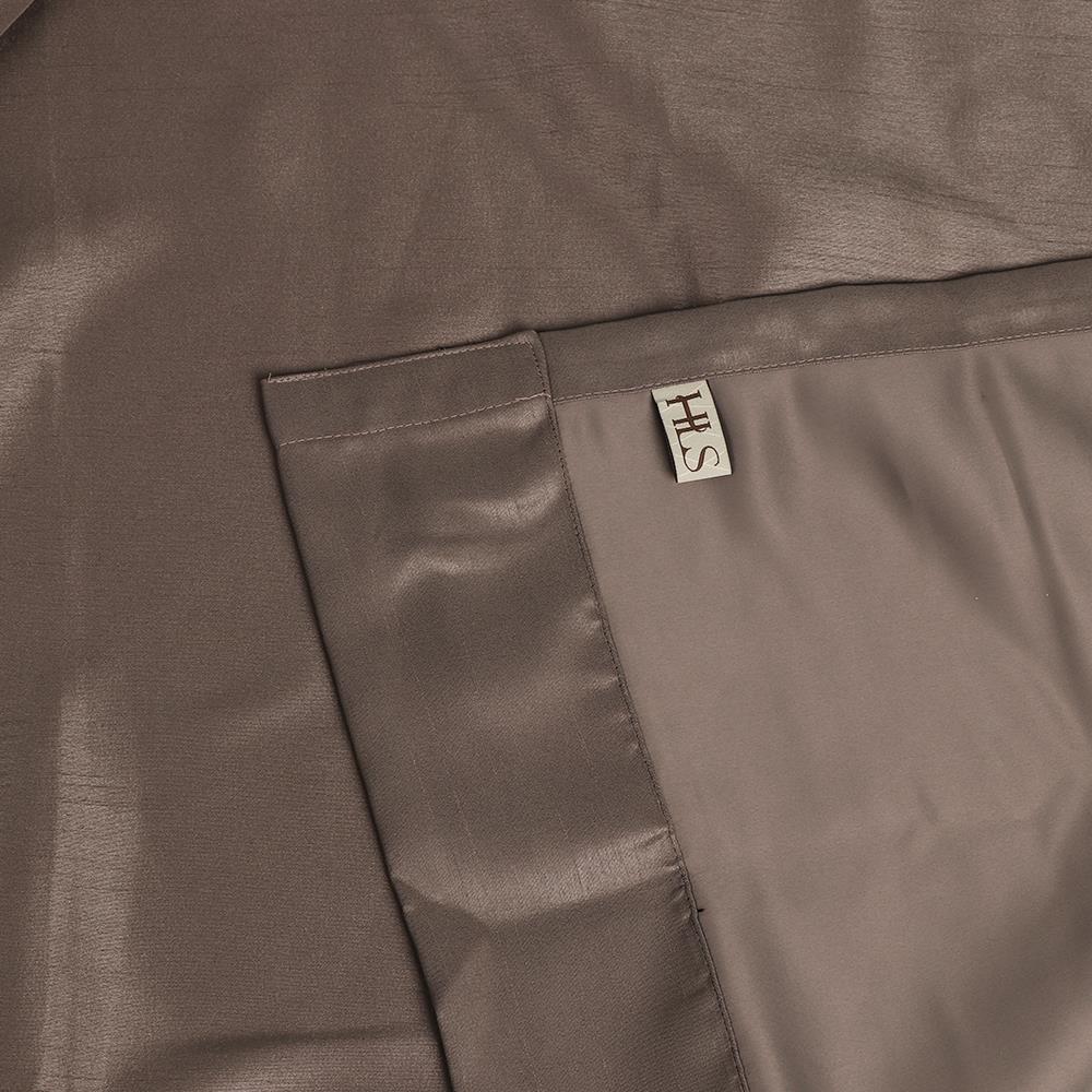 ม่านEYELET HOME LIVING STYLE SILKY UV 140X160 ซม. สีน้ำตาล