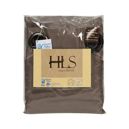 ม่านEYELET HOME LIVING STYLE SILKY UV 140X160 ซม. สีน้ำตาล_5