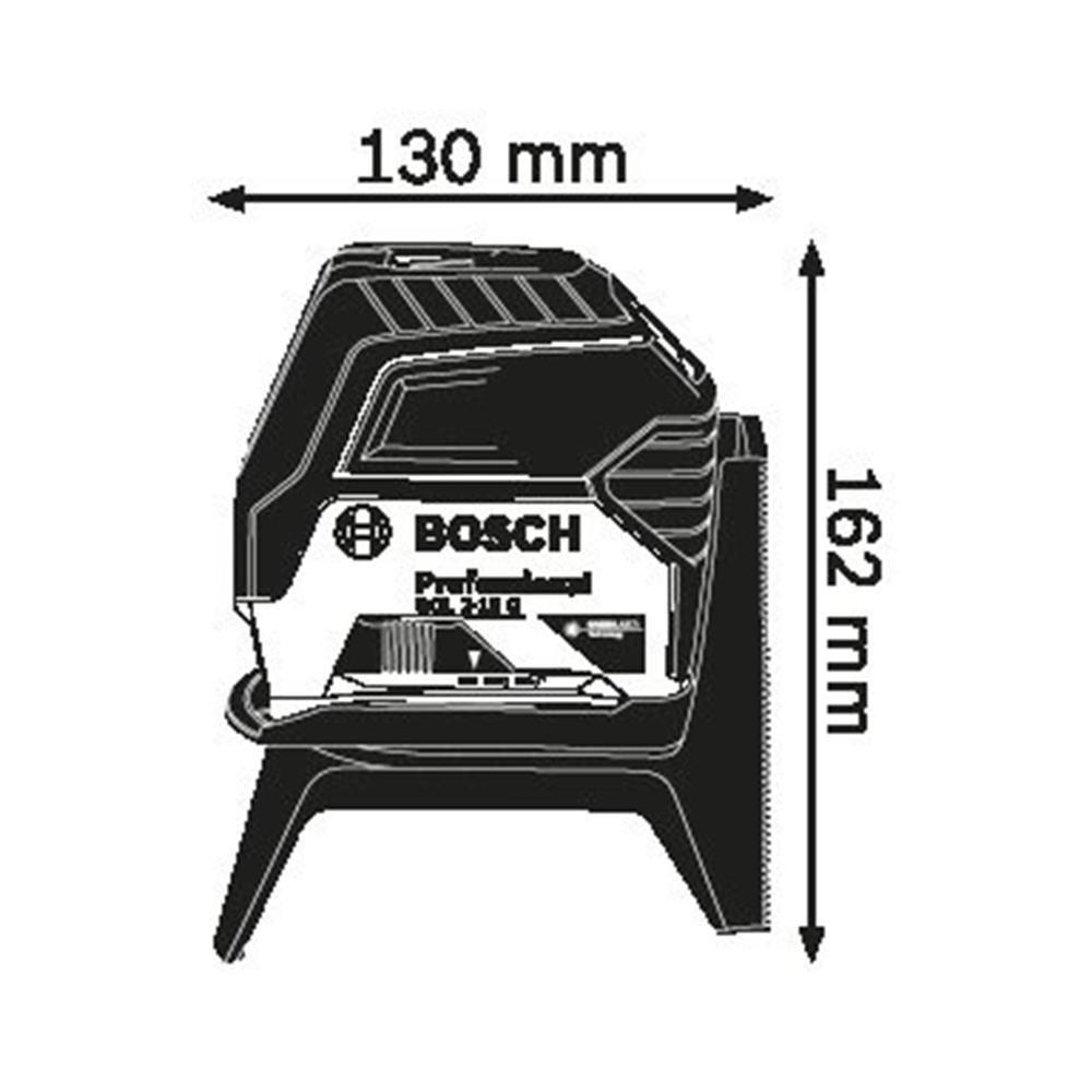 GREEN-BEAM LASER LEVEL BOSCH GCL2-15G BLUE-BLACK
