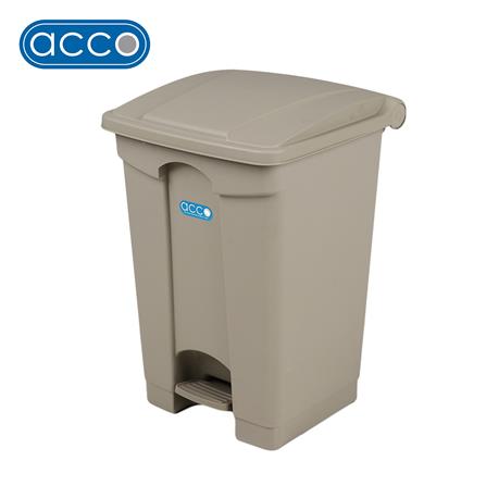 ถังขยะเหยียบเหลี่ยม ACCO V018051 ขนาด 45L สีเทา