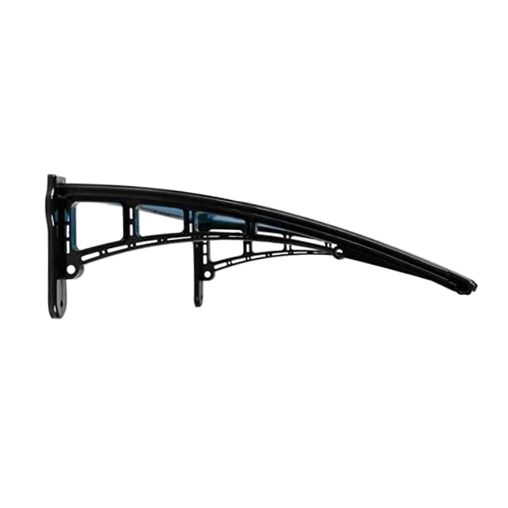 กันสาดโพลีคาร์บอเนต ขาอะลูมิเนียม SUNSHIELD M-SERIES 93x150 ซม. สีชา