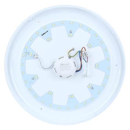 ไฟเพดาน LED MC2301-K-24 วัตต์ DAYLIGHT MICRON พลาสติก MODERN สีขาว/ฟ้า 16 นิ้ว_2