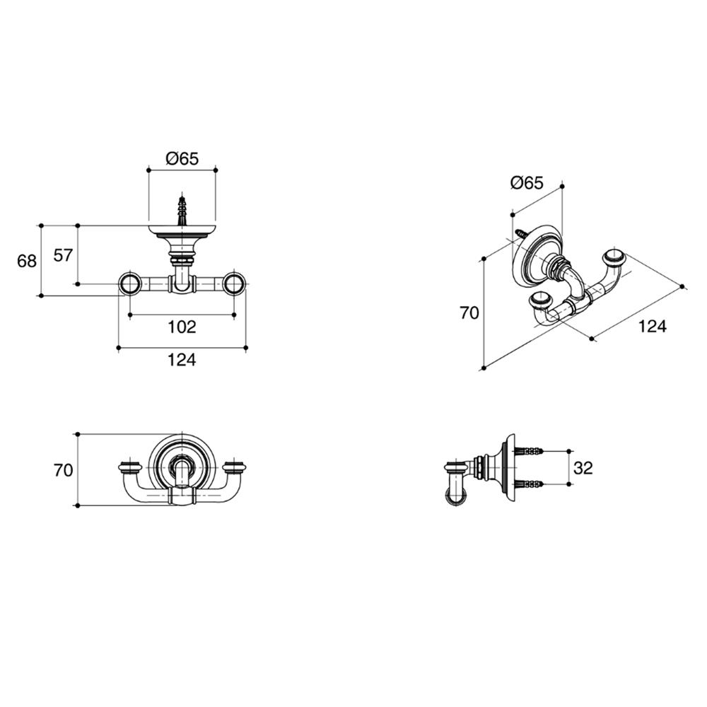 ขอแขวนผ้า KOHLER K-72572T-BV