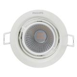 ดาวน์ไลท์ LED PHILIPS 59774 POMERON 3 วัตต์ WARMWHITE 4 นิ้ว ทรงกลม สีขาว