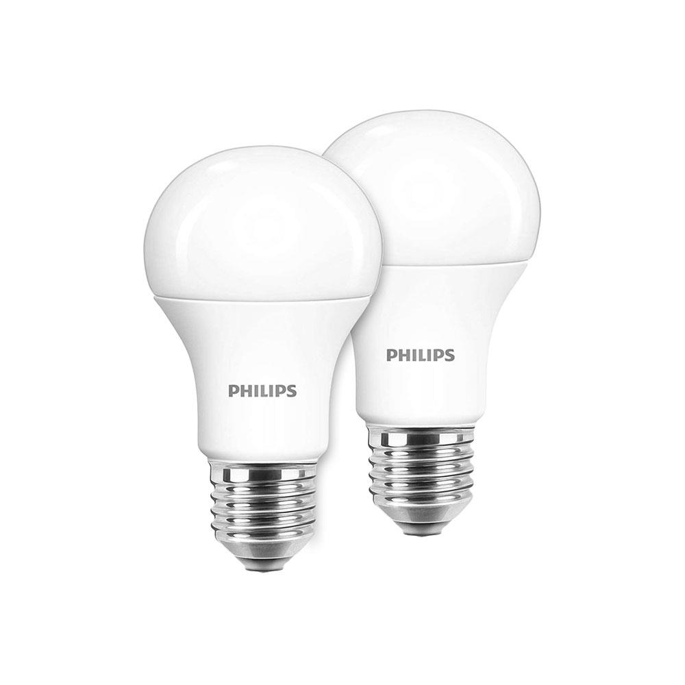 หลอด LED PHILIPS BULB A60 10 วัตต์ DAYLIGHT แพ็ค 2 ชิ้น