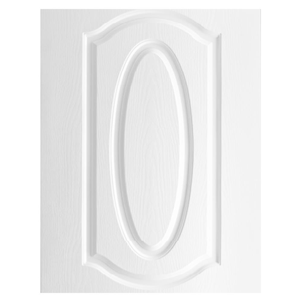 ประตูภายนอก UPVC AZLE ET02 70x200 ซม. สีขาว ไม่เจาะลูกบิด