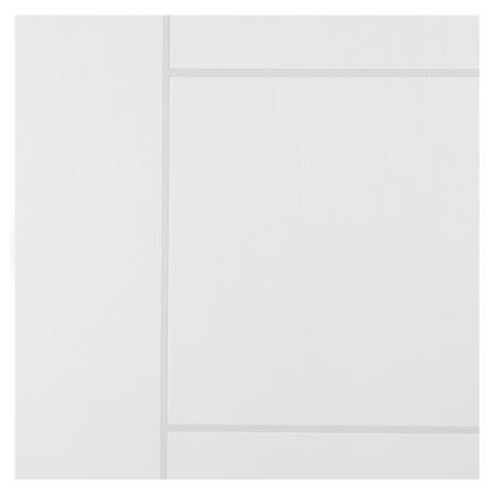 ประตูภายนอก UPVC AZLE ET-06W 80x200 ซม. สีขาว เจาะลูกบิด_2