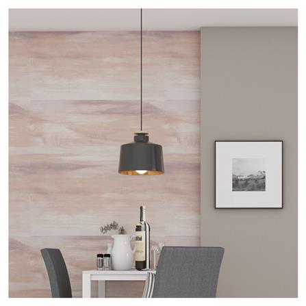 ไฟช่อ CARINI P150501-C สีดำ/ทอง 1 หัว_2