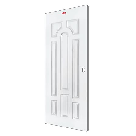 ประตูภายนอกเหล็ก เจาะลูกบิด PROFESSIONAL DOOR L1W 79.2x199.4 ซม. สีขาว_1