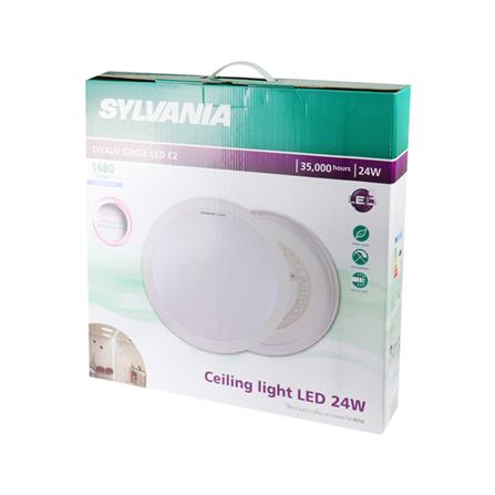 LED CEILING FLUSH LIGHT SYLVANIA OVALO C2 15IN 24W DAYLIGHT WHITE_4