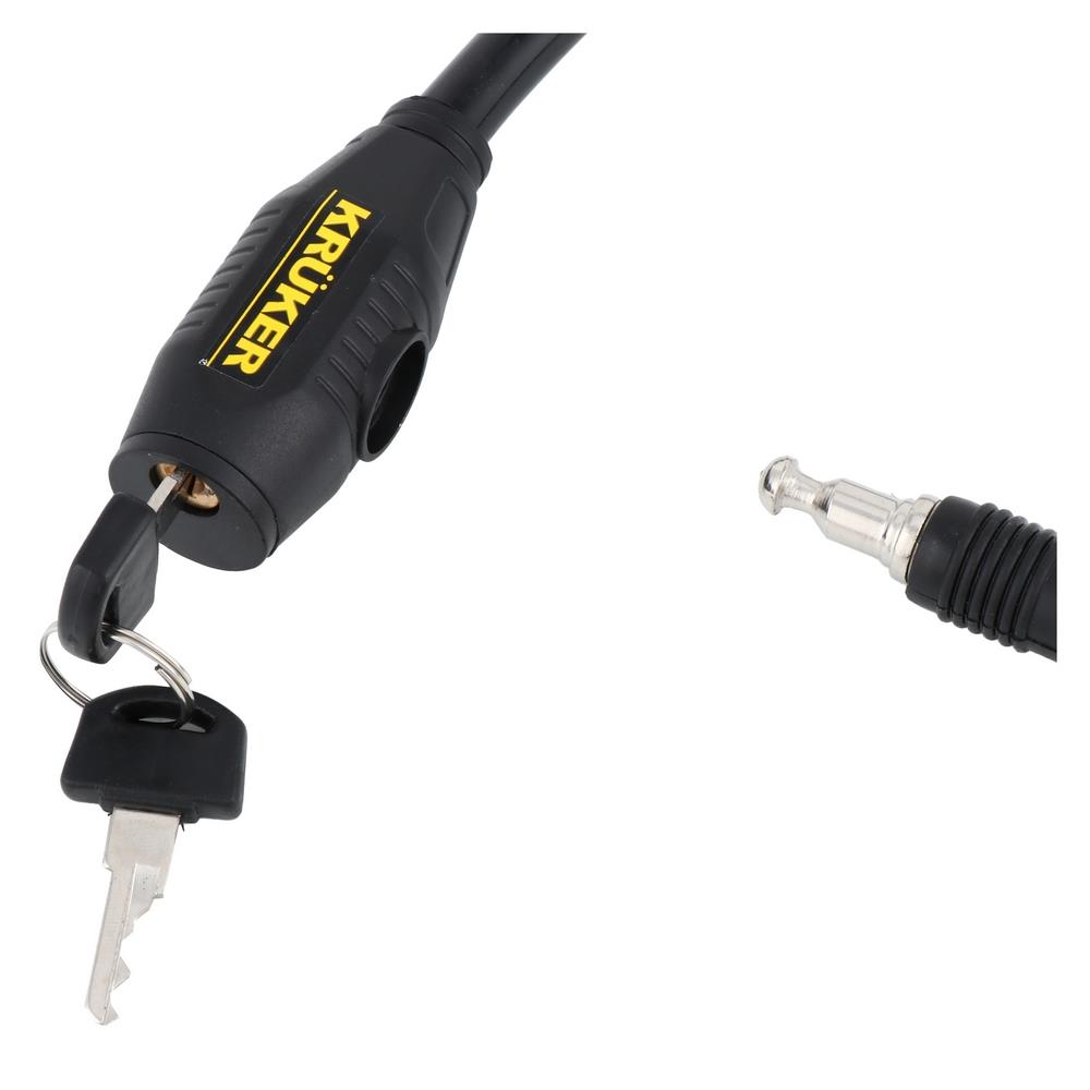 กุญแจจักรยาน KRUKER CABLE LOCK สีดำ