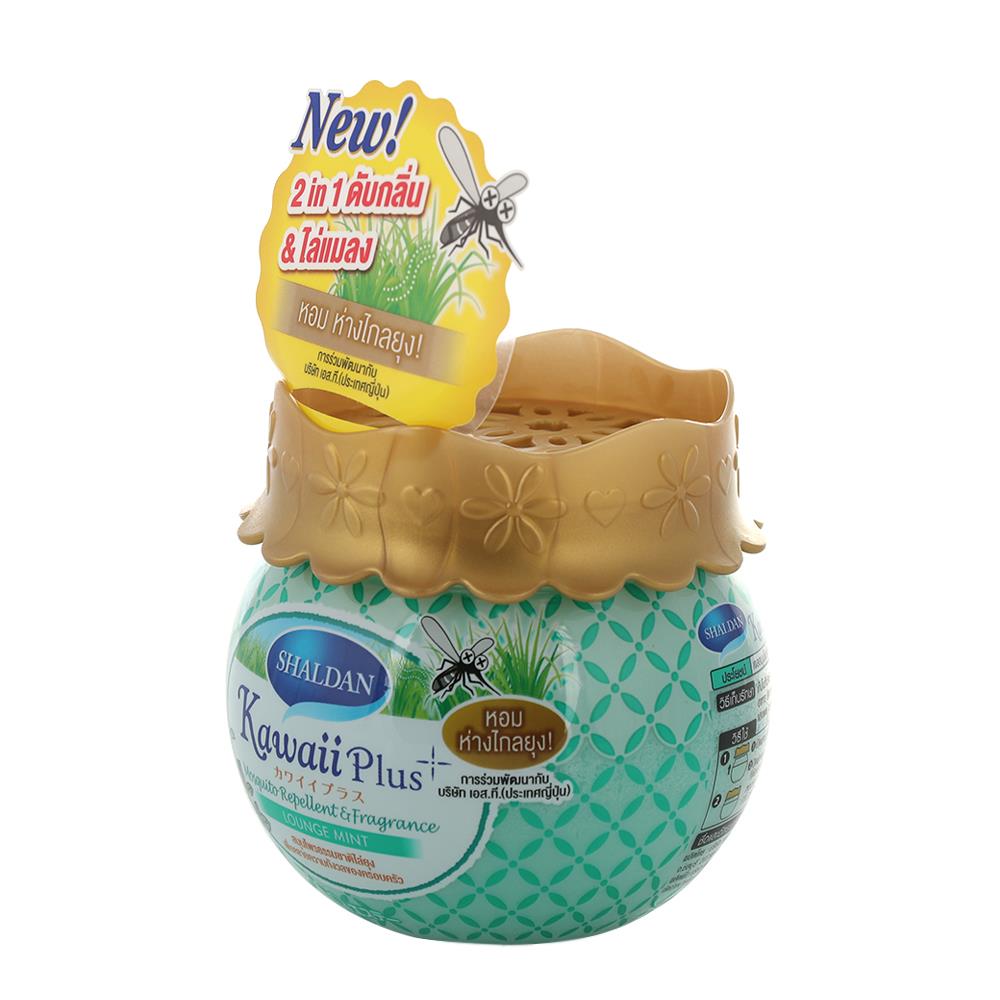 AIR FRESHENER GEL MOSQUITO REPELLENT SHALDAN  180g LOUNGE MINT