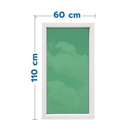 ช่องแสงหน้าต่างUPVC VILANN 60x110 ซม. สีขาว_0