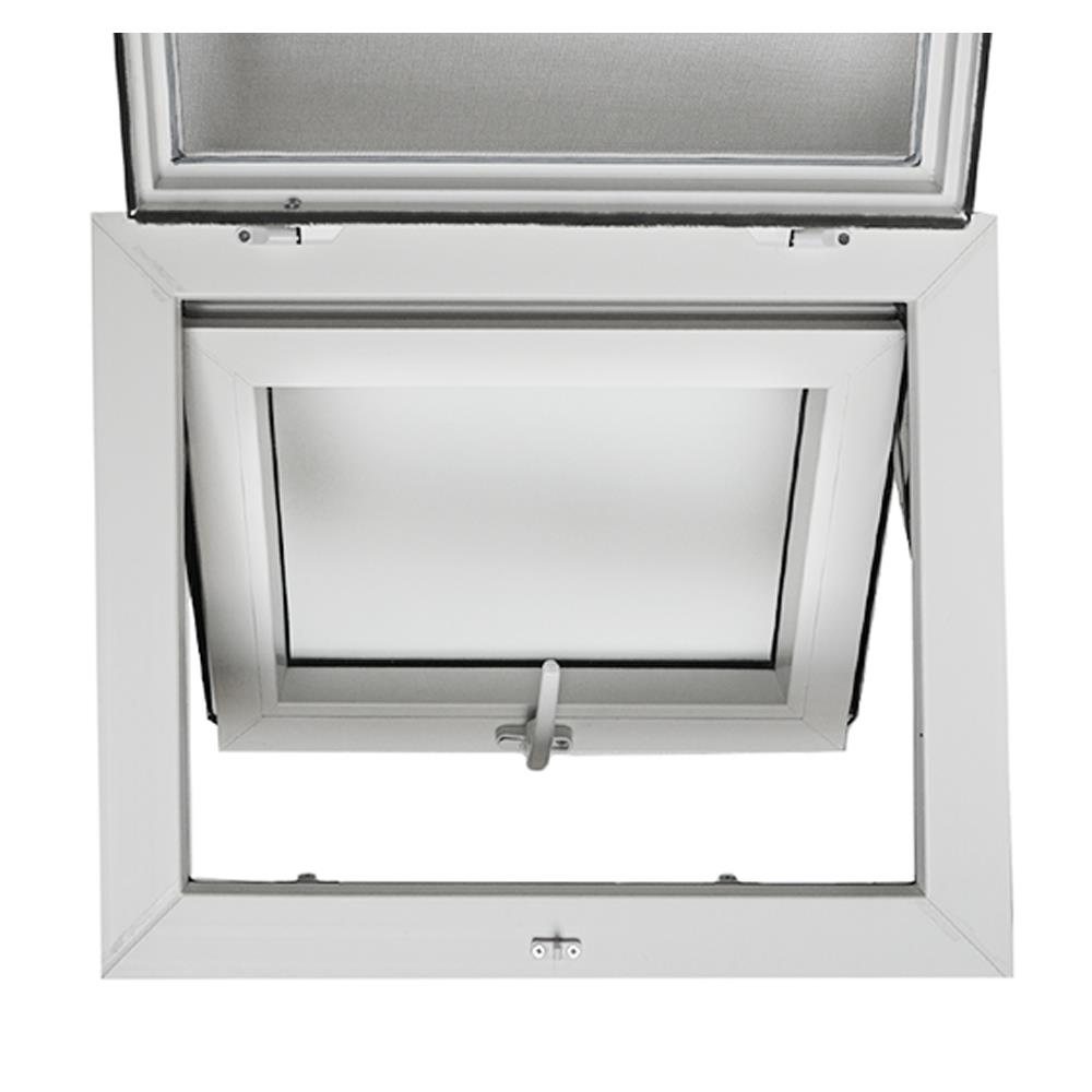 หน้าต่างUPVC บานกระทุ้ง มุ้ง VILANN 80x50 ซม. สีขาว