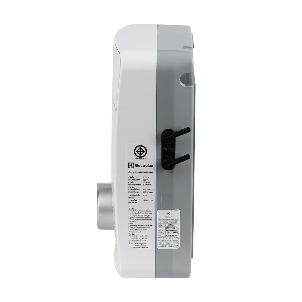 WATER HEATER ELECTROLUX EWE602IX1DWX3 6,000W