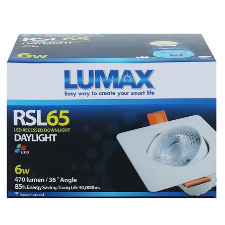 ดาวน์ไลท์ LED L&E 19-A3772 3 นิ้ว 6 วัตต์ DAYLIGHT สีขาว_3