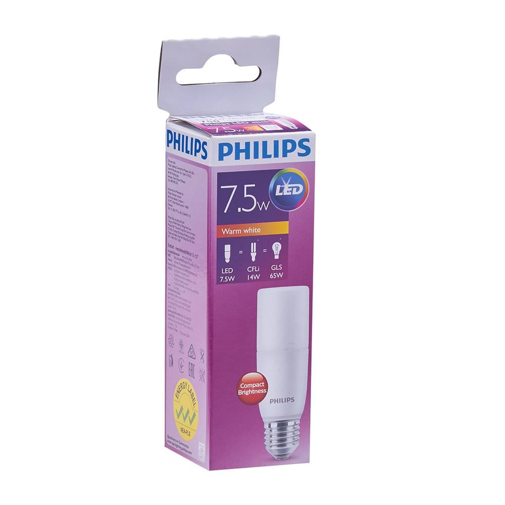 หลอด LED PHILIPS STICK 7.5 วัตต์ WARM WHITE E27