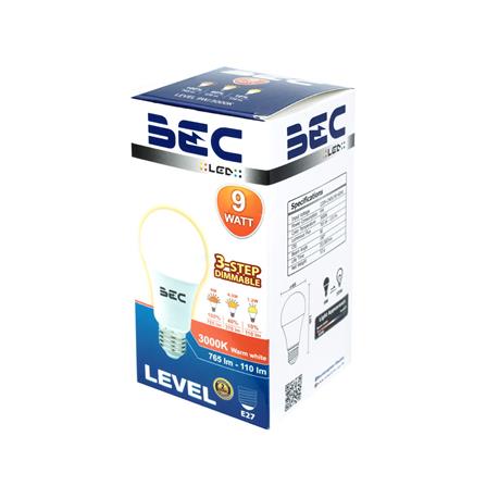 หลอด LED BEC BUBLE 3 STEP E27 9 วัตต์ WARMWHITE_1