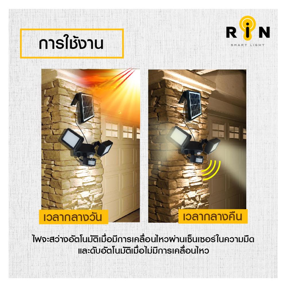 SOLAR FLOODLIGHT RIN 216218804 BLACK