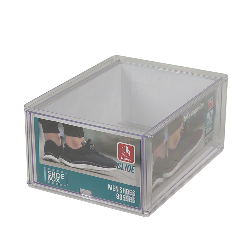 กล่องรองเท้า BOX BOX 9955R 27.8x36x17.1 ซม. สีใส
