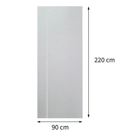 ประตูภายนอก UPVC AZLE MD-5 90X220 ซม. สีเทา ไม่เจาะลูกบิด_5