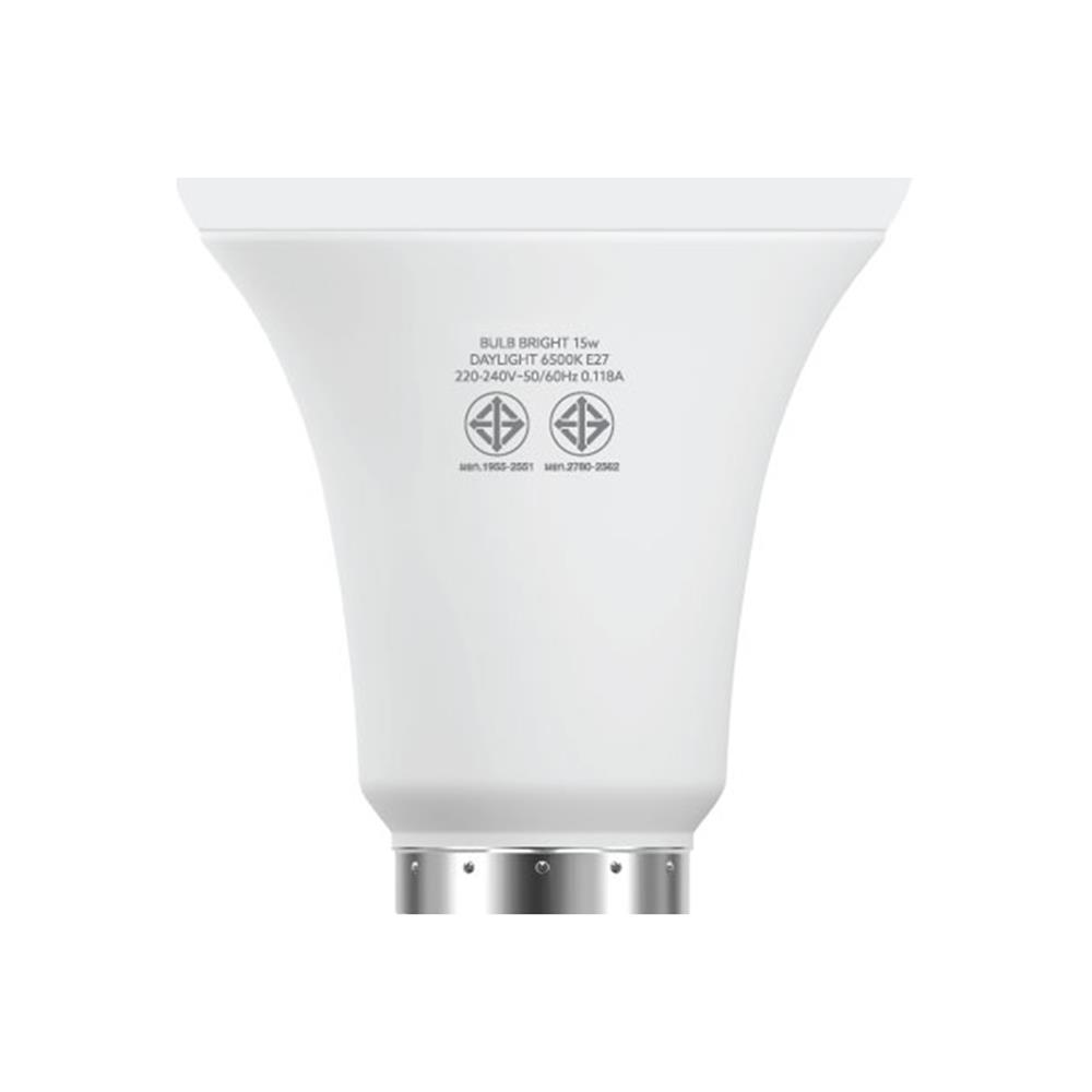 หลอด LED BRIGHT 15W DAYLIGHT E27 LAMPTAN