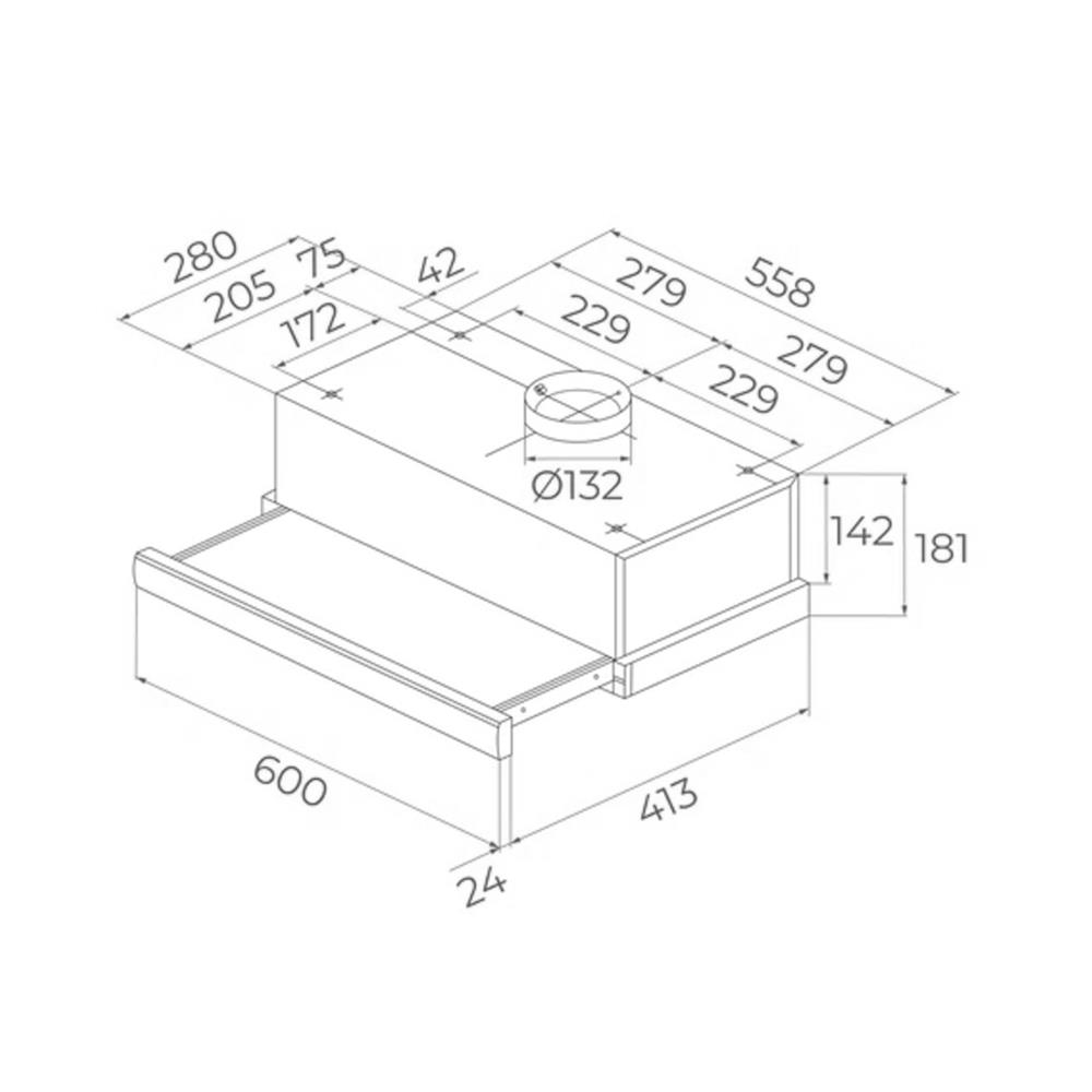 เครื่องดูดควันมาตรฐาน TEKA TL6310 60 ซม.