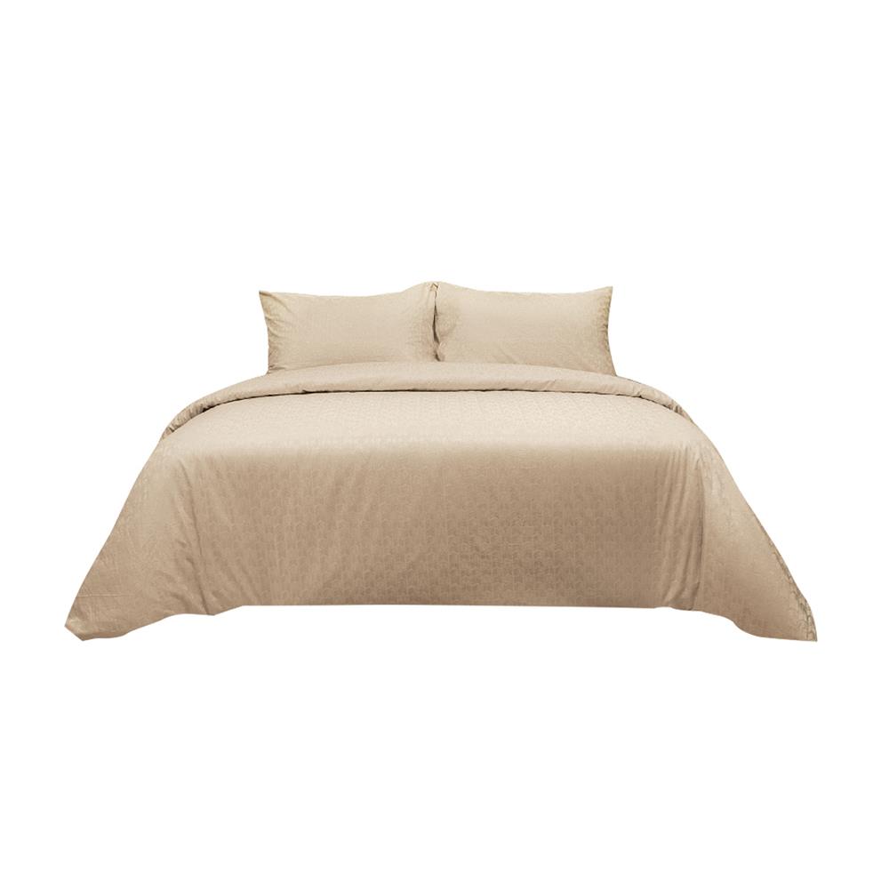 ชุดผ้าปูที่นอน 5 ฟุต 3 ชิ้น SYNDA MERIDIAN สีน้ำตาล