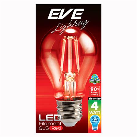 หลอด LED EVE A60 FILAMENT GLS 4 วัตต์ RED E27_2