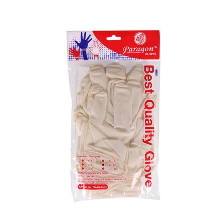 RUBBER GLOVES PARAGON LARGE 20EA WHITE