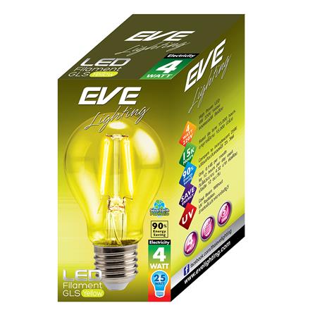 หลอด LED EVE A60 FILAMENT GLS 4 วัตต์ YELLOW E27_4