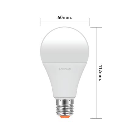 หลอด LED BULB GLOSS 11 วัตต์ DAYLIGHT E27 LAMPTAN_4
