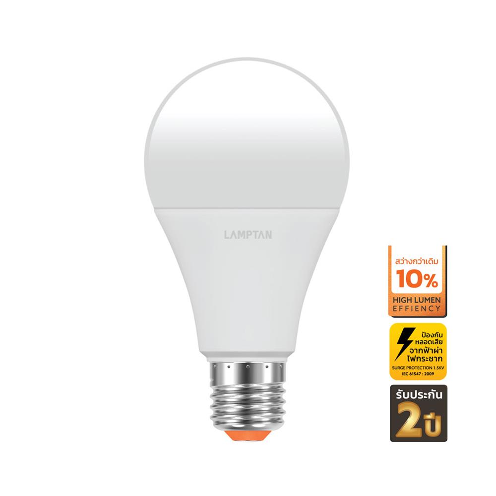 หลอด LED BULB GLOSS 11 วัตต์ WARMWHITE E27 LAMPTAN