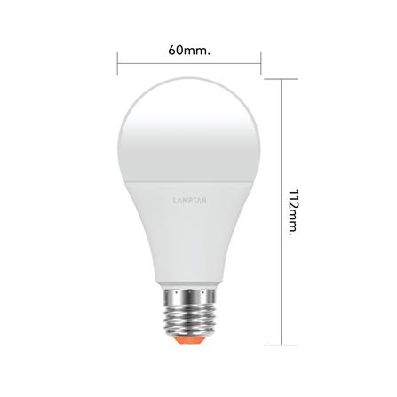 หลอด LED BULB GLOSS 14 วัตต์ WARMWHITE E27 LAMPTAN_4