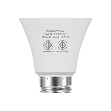 หลอด LED LAMPTAN BULB GLOSS 14 วัตต์ DAYLIGHT E27_5