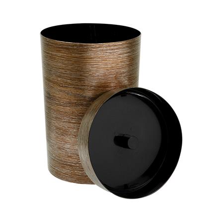 ถังขยะกลมฝาสวิง ACCO DAZZLE ขนาด 15.5L สีน้ำตาลทอง_1