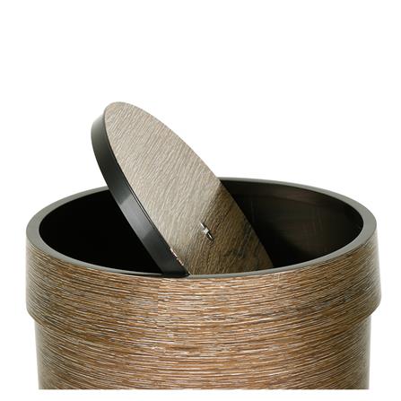 ถังขยะกลมฝาสวิง ACCO DAZZLE ขนาด 15.5L สีน้ำตาลทอง_2