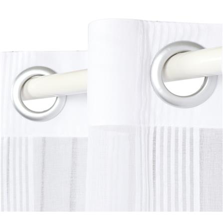 ม่านโปร่ง EYELET HOME LIVING STYLE TEMPO 150X160 ซม. สีขาว_2