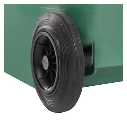 ถังขยะเหลี่ยม ฝาเปิด-ปิด มีล้อ ACCO 240L สีเขียว_4